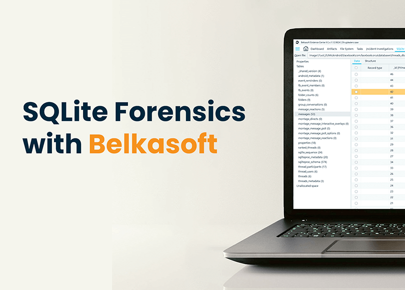 SQLite Forensics with Belkasoft